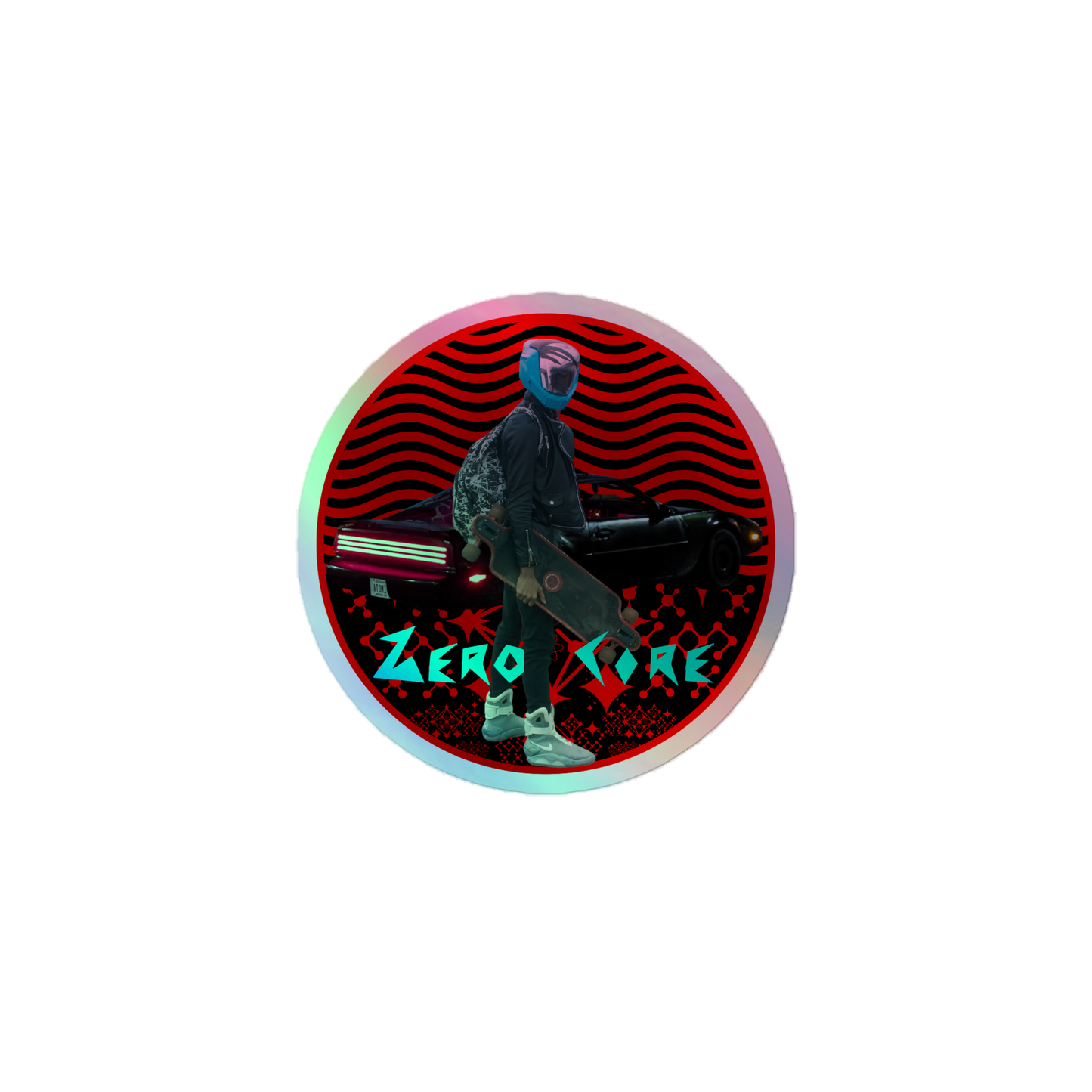 Atomic Skater Sticker